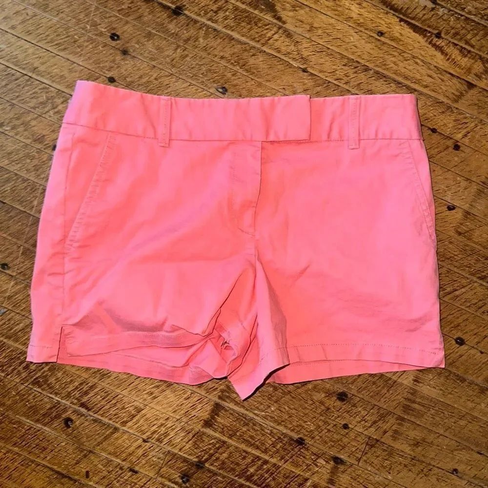 Loft pink The Riviera flat front preppy chino 8 shorts